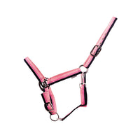 Hy Equestrian Trinity Headcollar Navy/Pk/L Pink