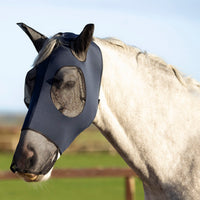 Hy Equestrian Lycra Flex Fly Mask With Nose Navy