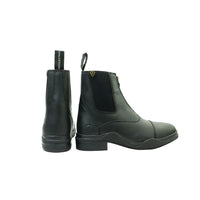 Hy Equestrian Wax Leather Zipboots Child Black