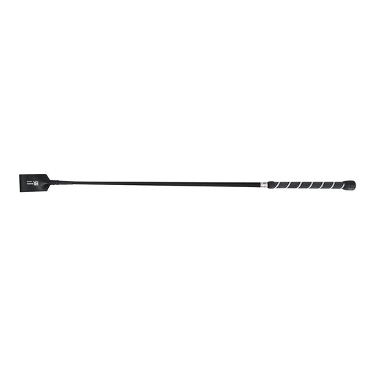 Hy Equestrian Twister Riding Whip Black/White