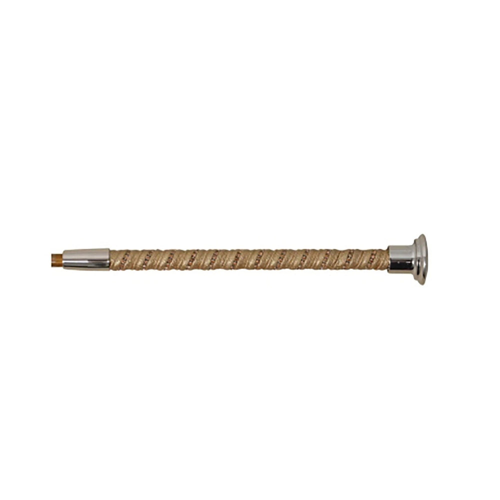 Hy Equestrian Faux Leathersparkle Dressage Whip Gold