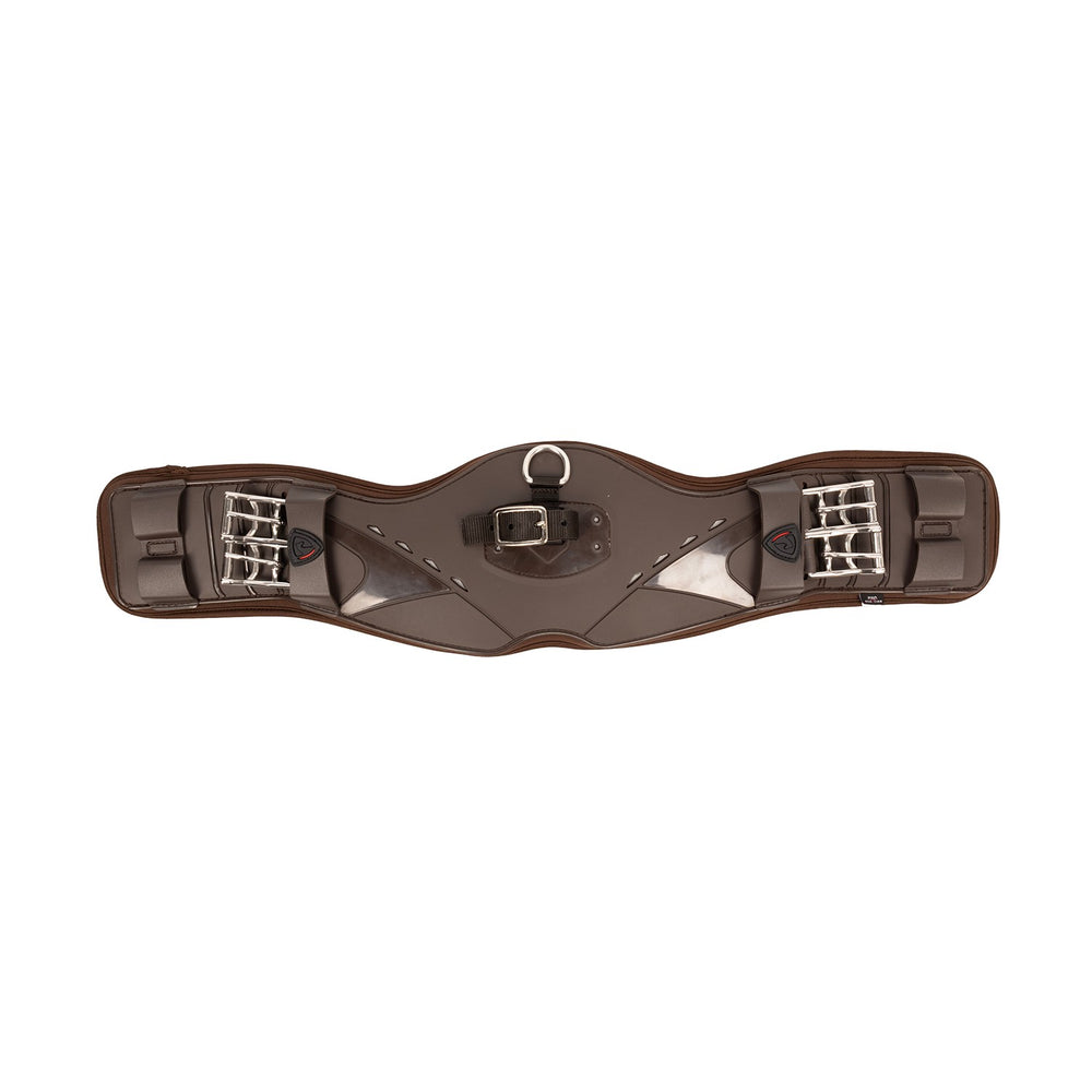 Proreaction Contoured Tpu Vented Dressage Girth Brown