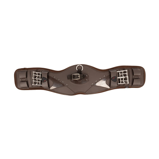 Proreaction Contoured Tpu Vented Dressage Girth Brown
