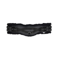 Hy Equestrian Fleece Lined Dressage Contour Girth Blk/Blk