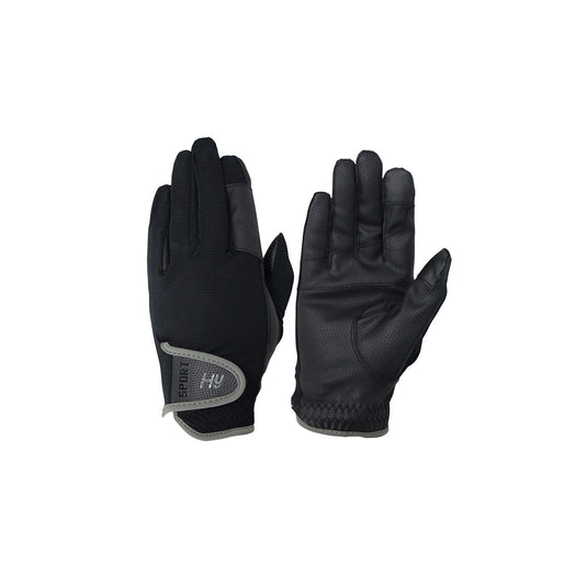 Hy Equestrian Sport Dynamic Lightweight Riding Gloves Black