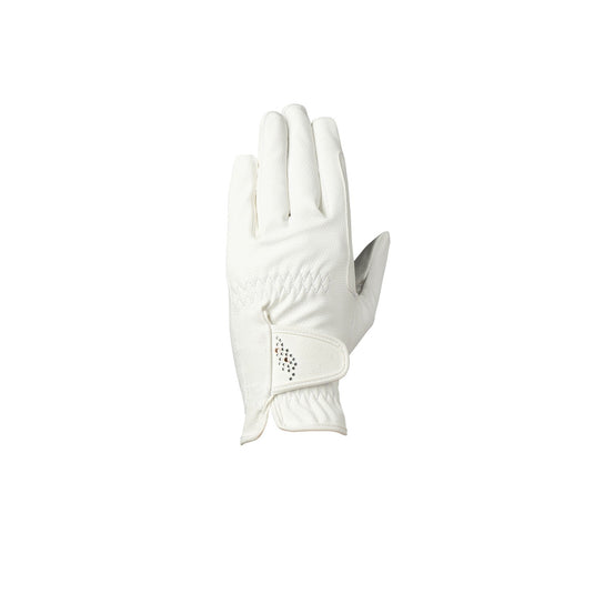 Hy Equestrian Roka Reign Riding Gloves White