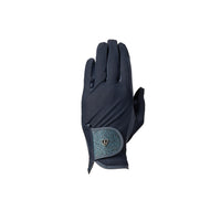 Elevate Glitter Flex Mesh Riding Gloves By Hy Navy