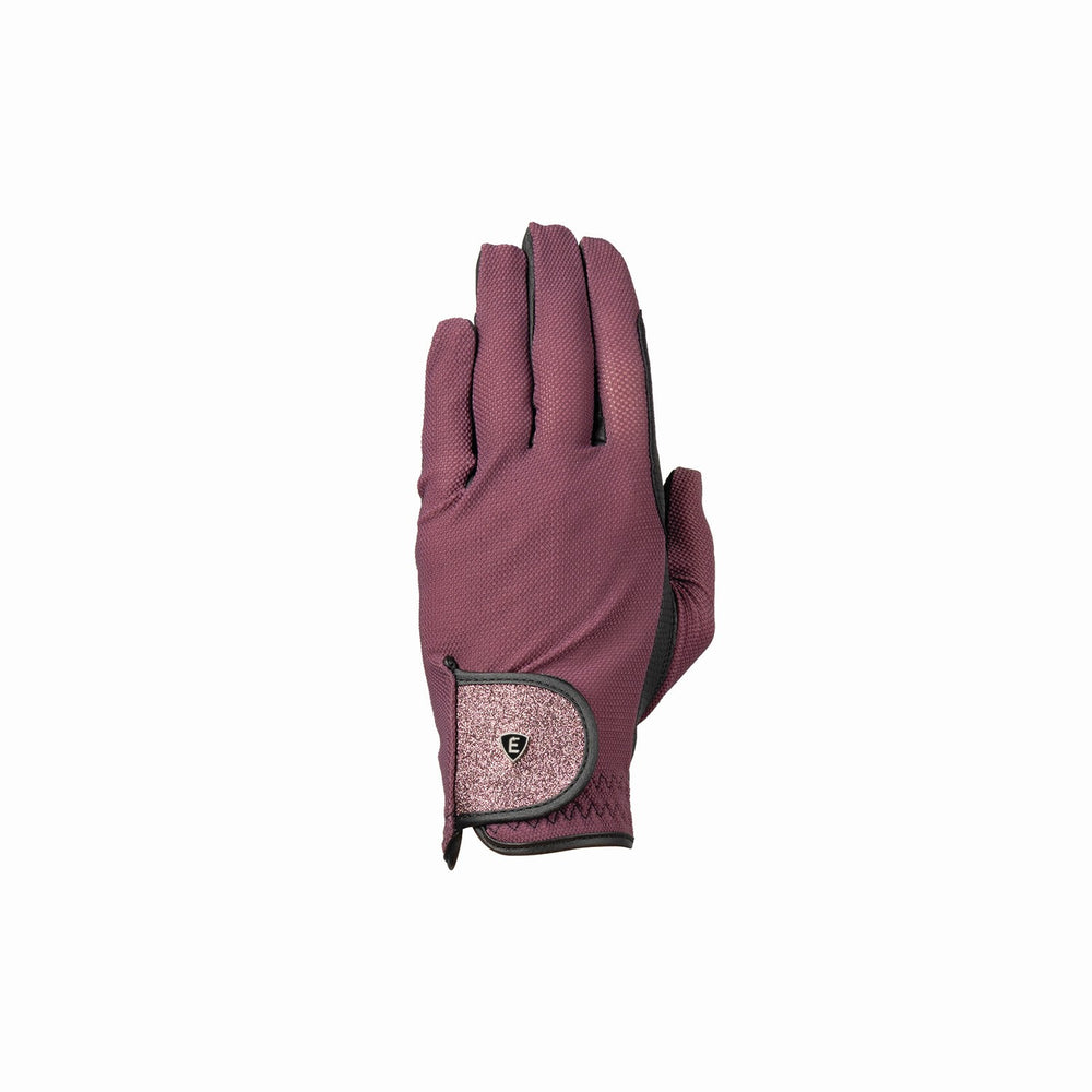 Elevate Glitter Flex Mesh Riding Gloves By Hy Wine