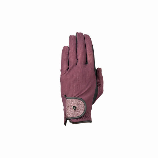 Elevate Glitter Flex Mesh Riding Gloves By Hy Wine
