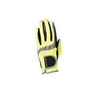 Reflector Glowguard Riding Gloves Yellow/Black