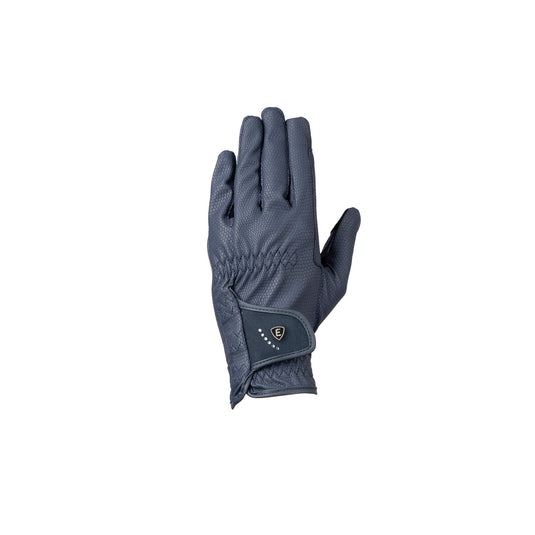 Elevate Luxe Touch Riding Gloves By Hy Equestrian Navy