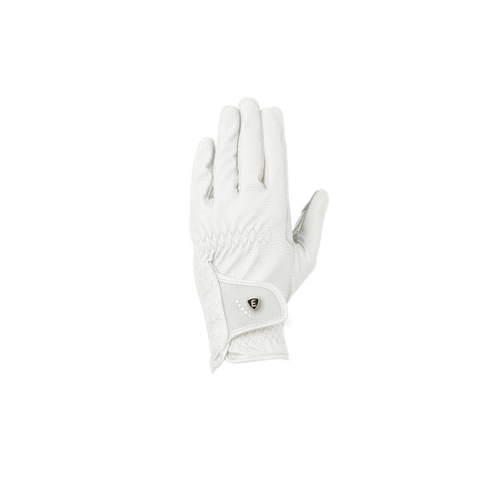 Elevate Luxe Touch Riding Gloves By Hy Equestrian White