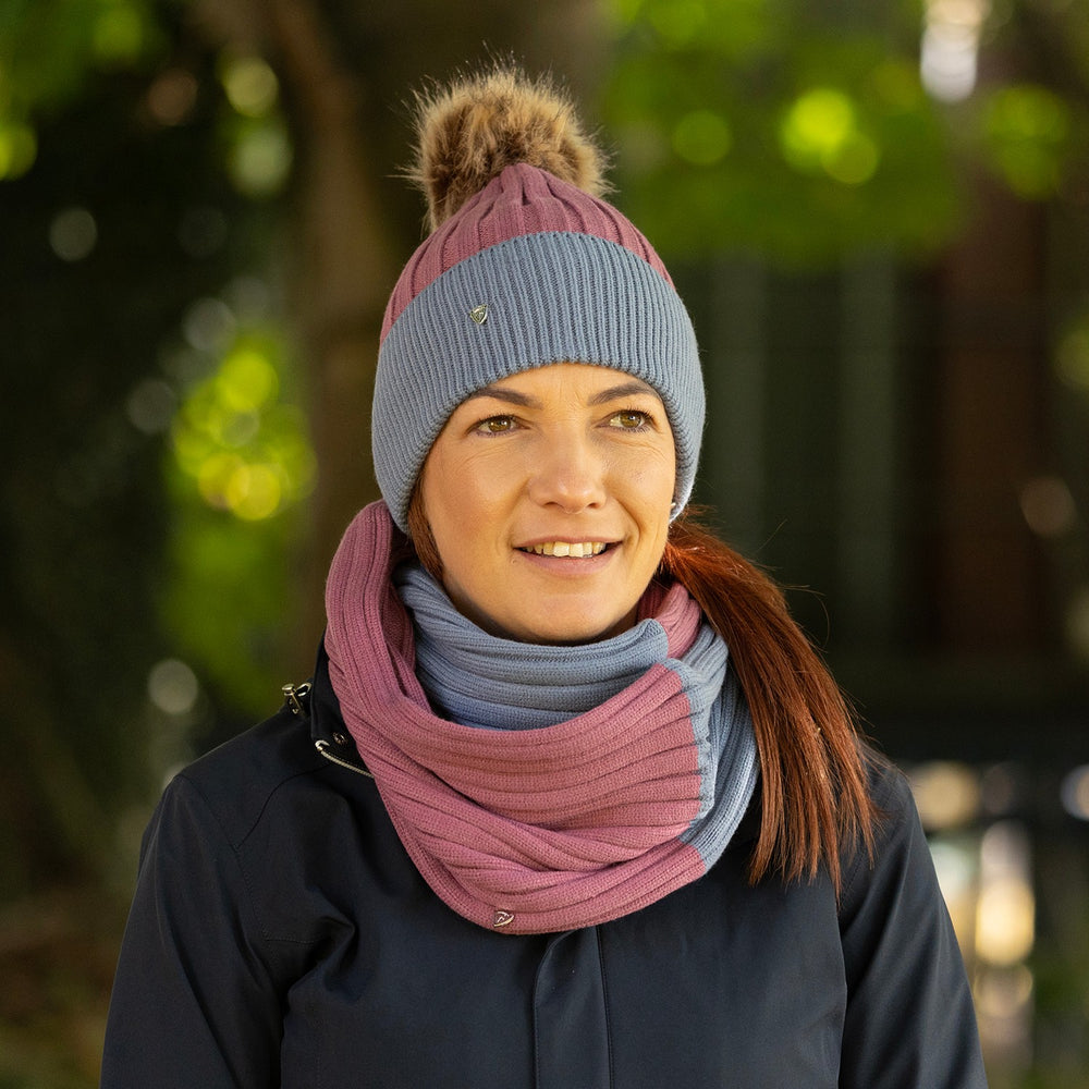 Hy Equestrian Synergy Luxurybobble Hat & Snood Bundle Deal