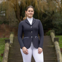 Elevate Artemis Show Jacket By Hy Equestrian Navy