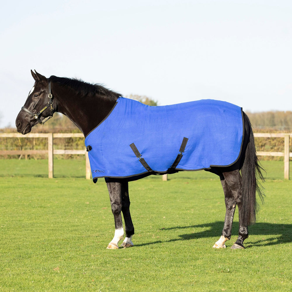Hyconic Accent Fleece Rug Royal Blue