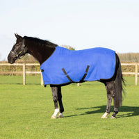 Hyconic Accent Fleece Rug Royal Blue