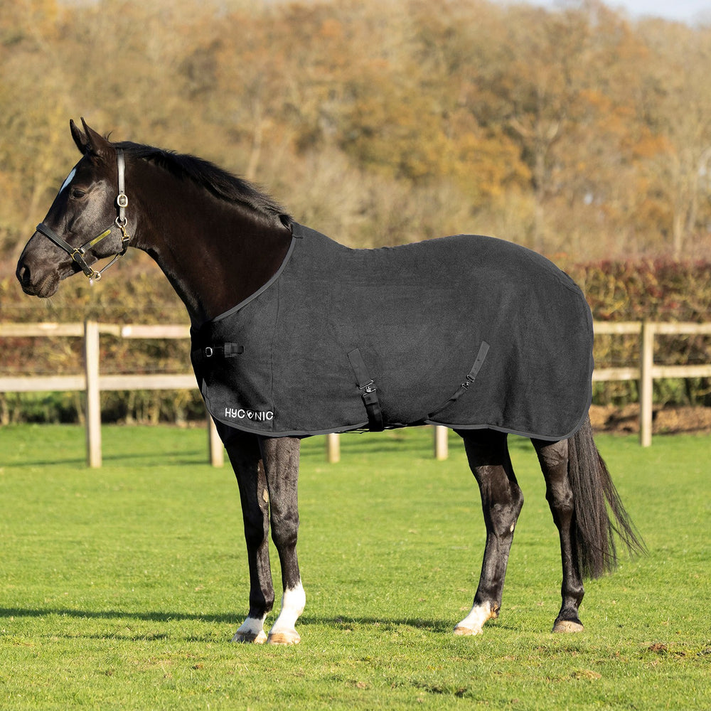Hyconic Accent Fleece Rug Black