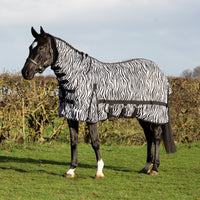 Hyconic Zebra Combi Fly Rug Black/White