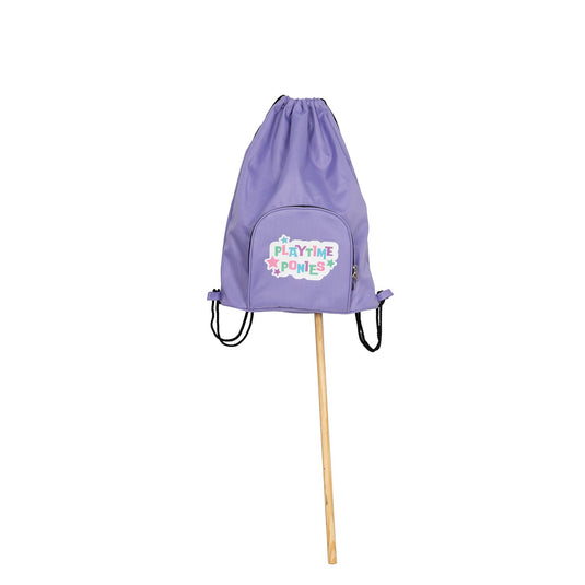 Play Time Ponies Hobby Horse Bag By Hy Equestrian Purple