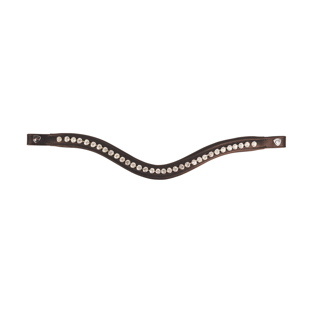 Propresicce Sig Curved Diamante Browband Brown/Silver
