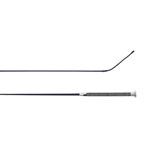 Hy Equestrian Bling Schooling Whip Navy
