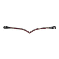 Propresicce Signature V Diamante Browband Black & Pink/Silve