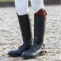 Hy Equestrian Childrens Masera Riding Boot Black/Oxblood