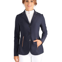 Hy Equestrian Roka Royal Show Jacket Navy/Rose Gold