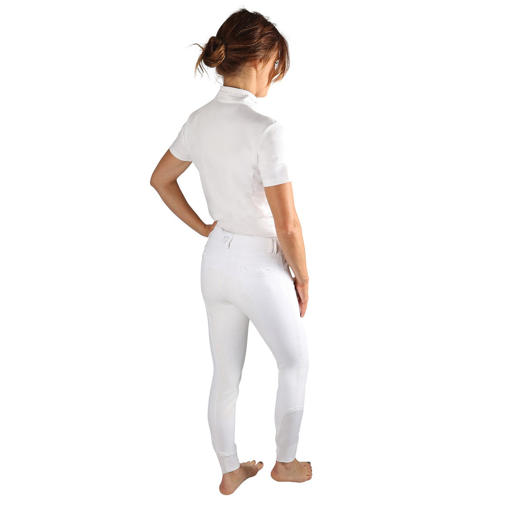 Hy Equestrian Roka Royal Breeches White/Rose Gold