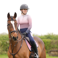 Elevate Mizs Ombre Base Layer By Hy Equestrian Navy/Rose