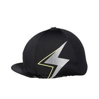 Silva Flash Reflective Hat Silk By Hy Equestrian Blk/Rflec