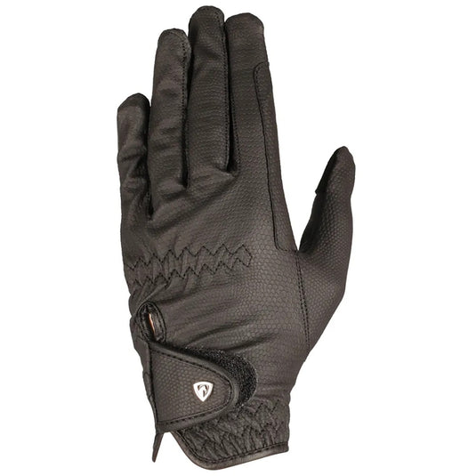 Hy Equestrian Cadiz Mizs Compeite Riding Gloves Child Black