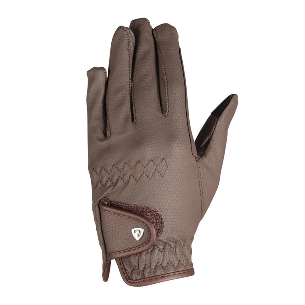 Hy Equestrian Cadiz Mizs Compeite Riding Gloves Child Brown