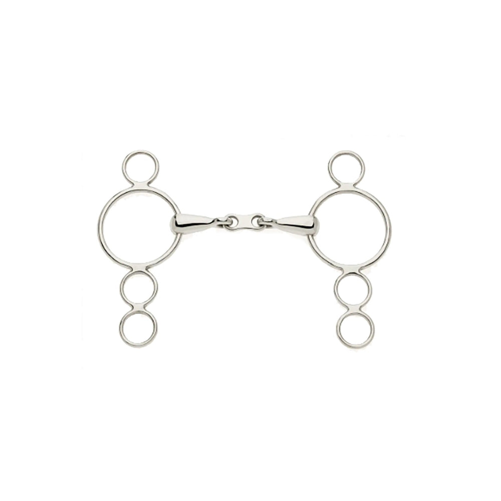 Lorina Continental 3 Ring French Link Snaffle