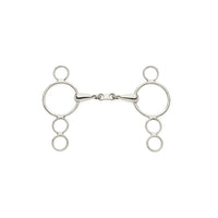 Lorina Continental 3 Ring French Link Snaffle