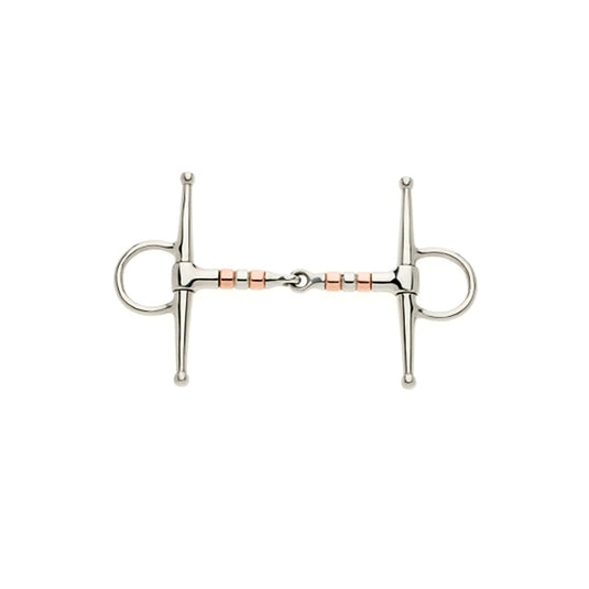 Lorina Copper Roller Full Cheek Jointed Snaffle