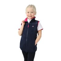 Little Rider Sophia Gilet Navy/Pink