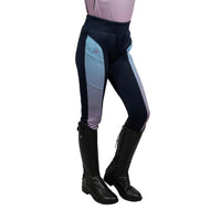 Little Rider Lucky Star Riding Tights Navy/Pink