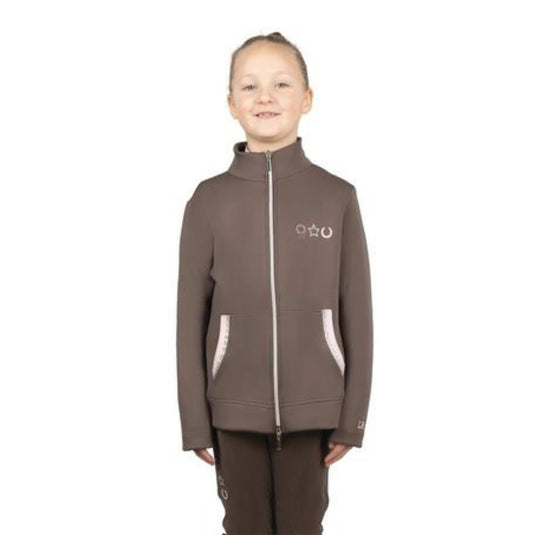 Little Rider Lucky Pony Zip Jacket Grey/Pink