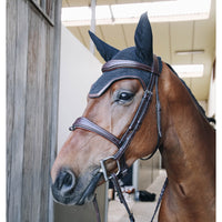 Kentucky Horsewear Fly Veil Wellington Leather