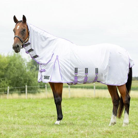Stormx Empra Gladiator Uv Combi Fly Rug White/Lilac