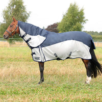 Stormx Empra Aqua Shield Fly Rug Navy/Silver