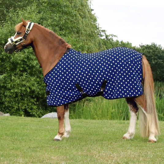 Supreme Products Dotty Fleece Rug Noble Navy