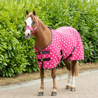 Supreme Products Dotty Fleece Rug Paradise Pink