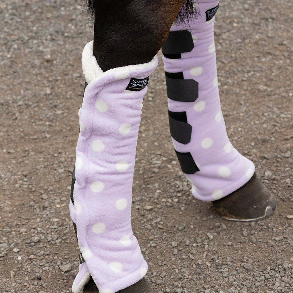 Supreme Products Dotty Fleece Boots Lavish Lilac