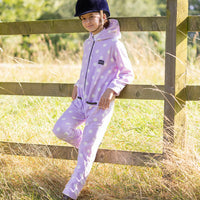 Supreme Products Dotty Fleece Onesie Child Lavish Lilac