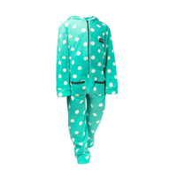 Supreme Products Dotty Fleece Onesie Child Gorgeous Green