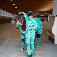 Supreme Products Dotty Fleece Onesie Adult Gorgeous Green