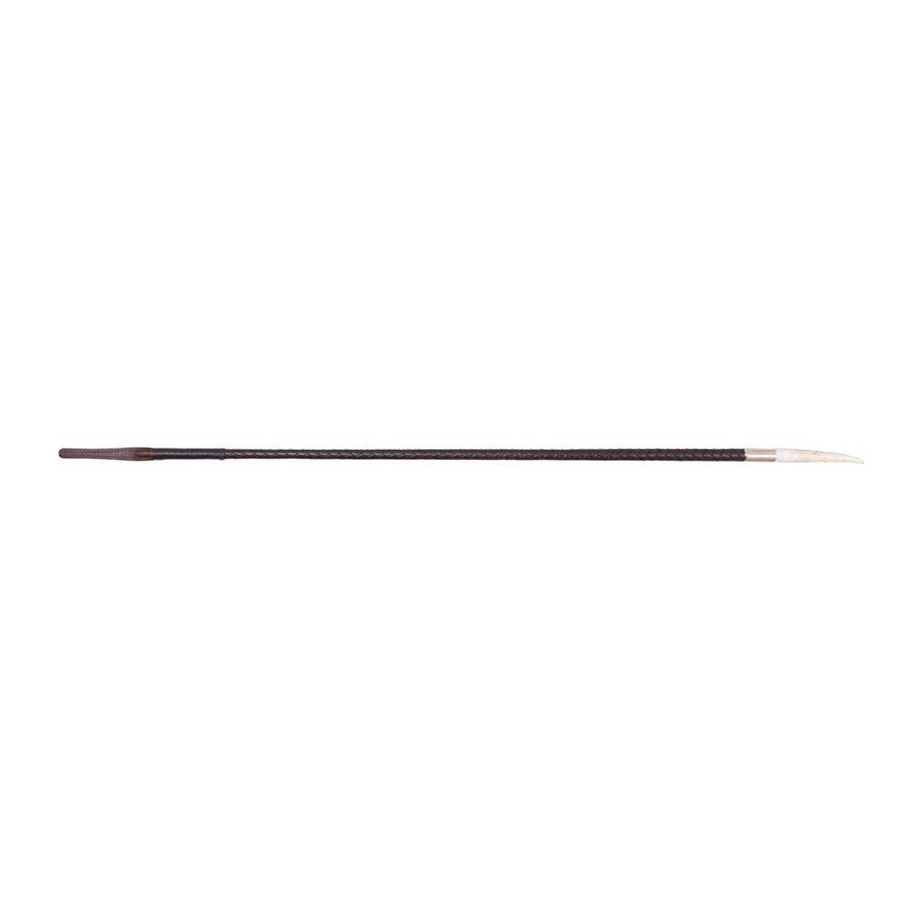 Supreme Products Stag Horn Plaited Show Cane Brown