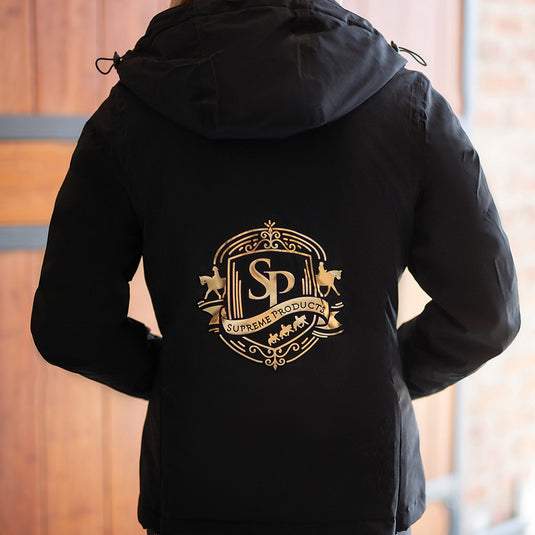 Supreme Products Active Junior Show Rider Waterproof Jacket Blk/Gld